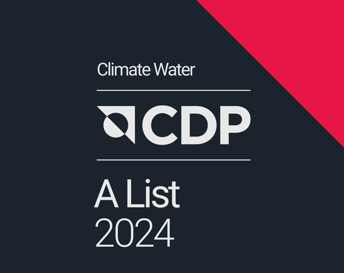 CDP A List climate and water logo