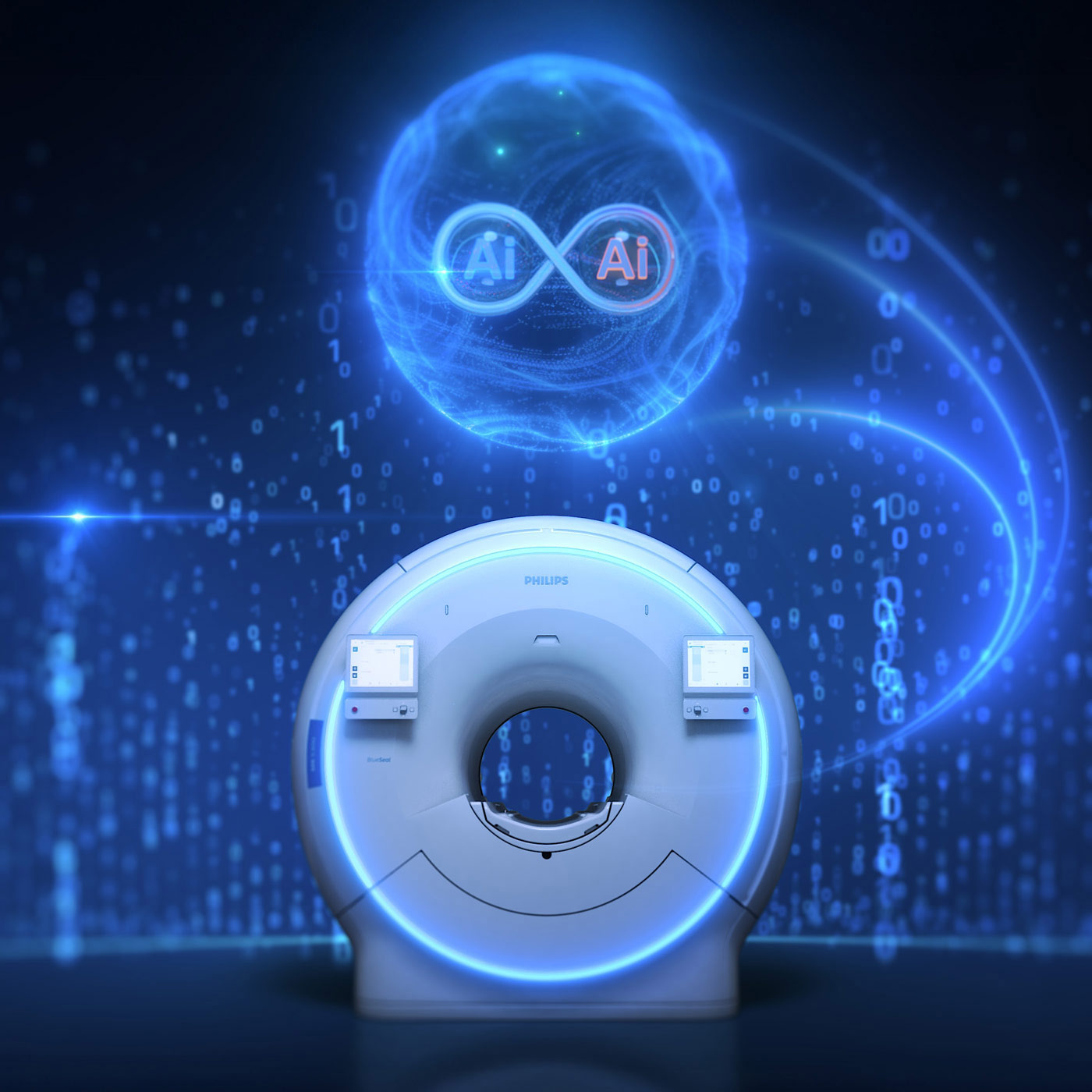 Illustration of Dual AI in MR